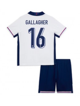 Billige England Conor Gallagher #16 Hjemmedraktsett Barn EM 2024 Kortermet (+ Korte bukser)